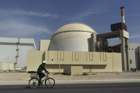 Das Kernkraftwerk Buschehr. Foto: AP / Mehr News Agency / Majid Asgaripour