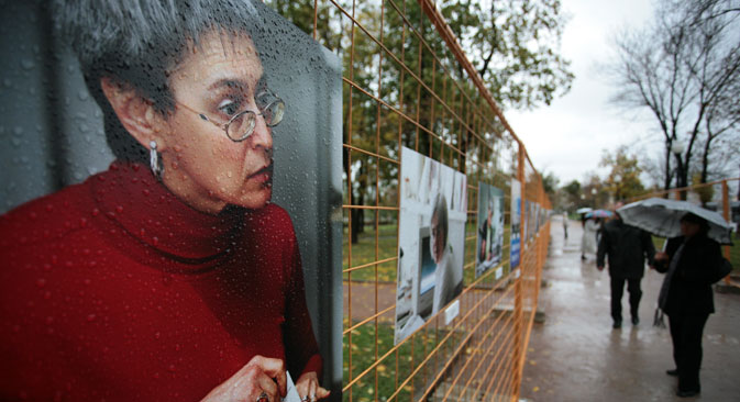 Anna Politkovskaya was killed in 2006. Source: Sergei Savostyanov / Rossiyskaya Gazeta