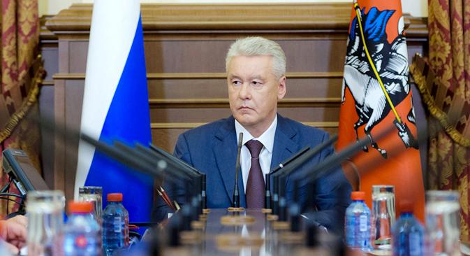 Sobyanin is the only candidate in the race that Muscovites can judge on his accomplishments rather than his promises. Source: RIA Novosti
