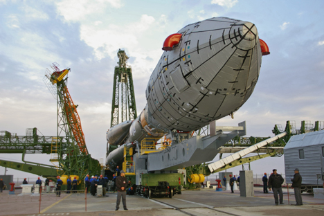 A Proton-M rocket, with a DM-03 booster that was carrying three Russian-made, Glonass-M, space-navigation satellites, crashed less than a minute after being launched from Baikonur on July 2. Source: ITAR-TASS