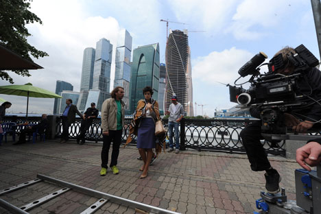 Russian movie artist in Hollywood promotes Moscow as filming location. Source: PhotoXPress