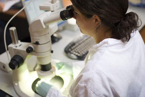 Russian scientists developed genetic research packages. These are capable of identifying risks of specific conditions, such as a stroke or diabetes. Source: PhotoXPress