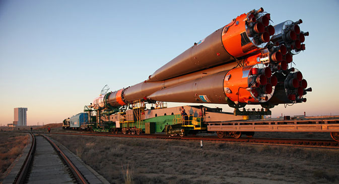 The launch of the next Russian rocket is planned for Sept. 26. Soyuz TMA-10M will carry the Expidition 37 crew to the ISS, including America's Michael Hopkins and Russia's Oleg Kotov and Sergei Ryazansky. Source: AFP / East News