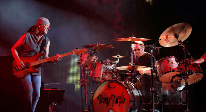 The legendary group Deep Purple will perform at one of the largest concert venues, the Olympic stadium on November 6. Source: Reuters / Vostock Photo