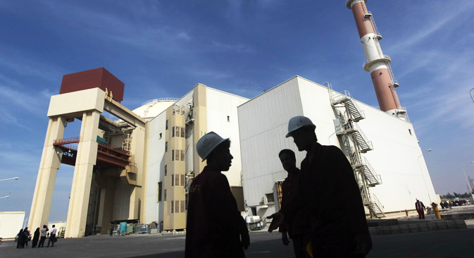 Buschehr ist das erste Kernkraftwerk im Nahen Osten und war das wohl bekannteste überfällige Bauprojekt in der Region.  Foto: Reuters