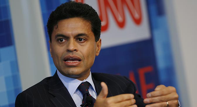 Fareed Zakaria: "I have to say that, from the evidence I have seen, I don't believe the rebels are using chemical weapons. I don’t think they have the sophistication or the organisation to use them." Source: Getty Images / Fotobank