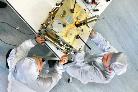 Engineers are building the DX-1 space vehicle. Source: Press Photo / Dauria Aerospace