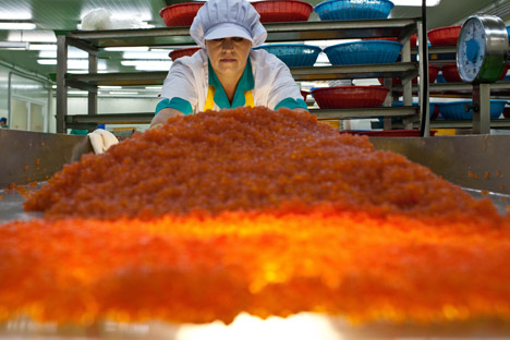Each year, 11,000–13,000 tons of caviar are produced in Russia. Source: AP