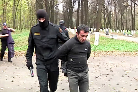 Zeinalov só foi preso em 15 de outubro Foto: AP