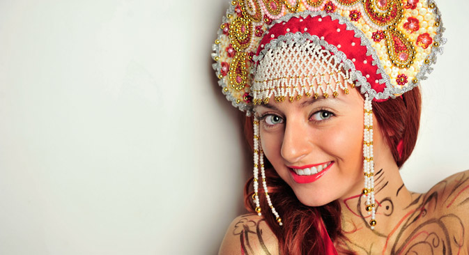 Want to surprise your friends with a Russian costume? Try the kokoshnik. Source: Alamy / Legion Media