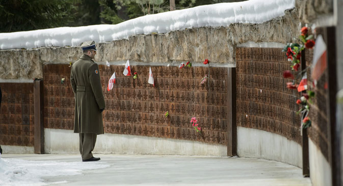 The Katyn case has overshadowed Russian-Polish relations for many years. Source: ITAR-TASS