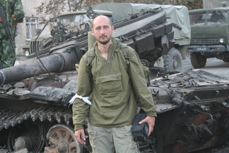 In seinem Blog berichtet der Journalist Arkadij Babtschenko kompromisslos aus Krisengebieten. Foto: Wikipedia.org