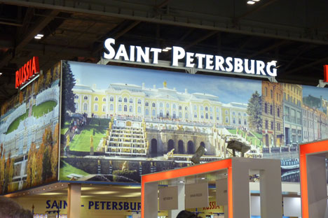 Оваа година претставници на околу 15 региони, меѓу кои и Санкт Петербург и Москва, ги претставија своите најнови понуди, хотели и топ-дестинации на рускиот штанд на изложбата World Travel Market. Извор: Татјана Рублева.
