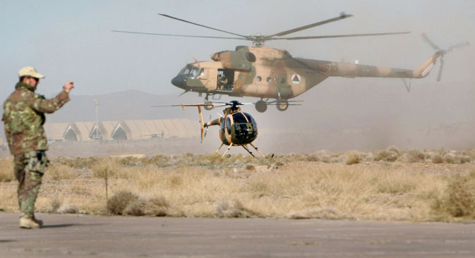 Earlier this year Pentagon had agreed to buy a total of 63 Mi-17 V5 helicopters for the Kabul government at a cost of $1.1 billion. Source: AP