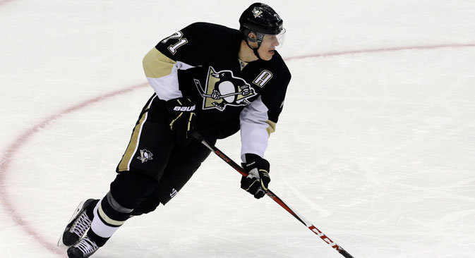  If Malkin shoots at the 2014 Games, no one will remember his local failures at the start of the season. Source: AP 