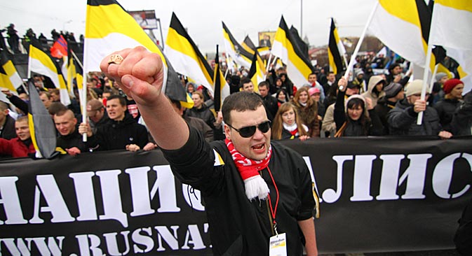 Organizers of Russian March in the Moscow district of Lublino expect to draw 30,000 people. Source: ITAR-TASS