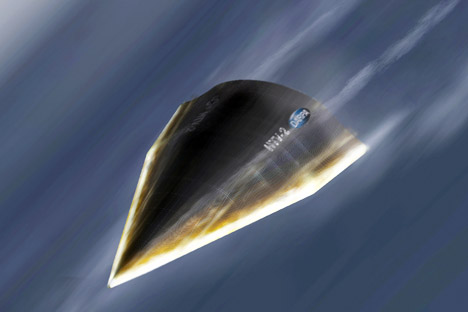 DARPA Falcon Project (pictured) is the part of Prompt Global Strike. Source: AP