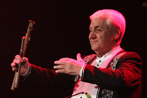 Armenian musician Djivan Gasparyan will perform in Moscow on Dec. 19 and 21. Source: Igor Russak / RIA Novosti