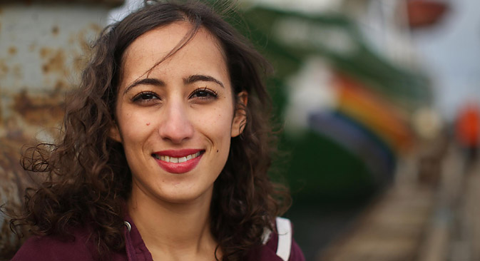 Faiza Oulahsen: "I will continue to campaign to save the Arctic, that’s not going to change." Source: AP