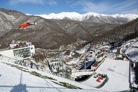 It’s taken 90 years since men’s ski jumping made its Olympic debut. Source: DPA / Vostock Photo