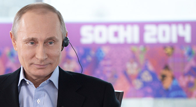 Putin comments on LGBT, corruption and security in Sochi. Source: Reuters.