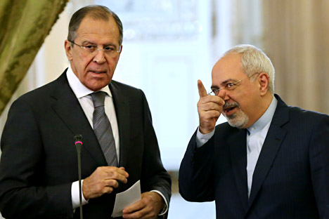 Sergei Lavrov (R) and Vladimir Voronkov (L). Source: AP