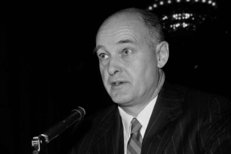George F. Kennan, former ambassador to Moscow, was one of the founders of the Wilson Center's Kennan Institute. Source: AP