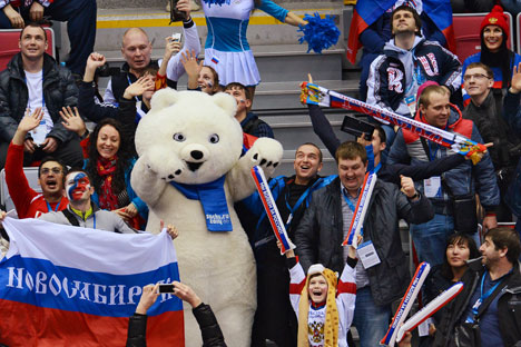 Sports fans in Russia do not count kilometers. Source: RIA Novosti / Alexey Kudenko