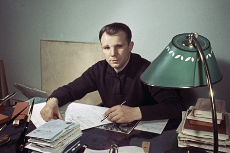 After his flight, Major Gagarin, traveled the world without a break, glorifying the Soviet way of life. Source: Alexadnr Mokletsov / RIA Novosti