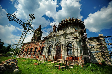 A organização de caridade pública Igreja Rural recupera igrejas que estão morrendo Foto: ITAR-TASS