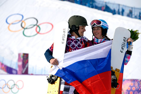 Aliona Zavarzina e seu marido Vic Wilde são dois exemplos de atletas que trilharam o caminho do marketing Foto: Reuters