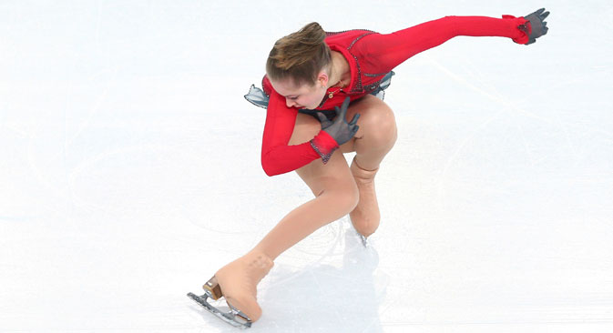 15-year-old Yulia Lipnitskaya won silver at the World Figure Skating Championships in Japan. Source: Getty Images / Fotobank
