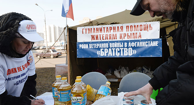 Russia is ready to supply water, food and electricity to Crimea. Source: Kallinikov / RIA Novosti