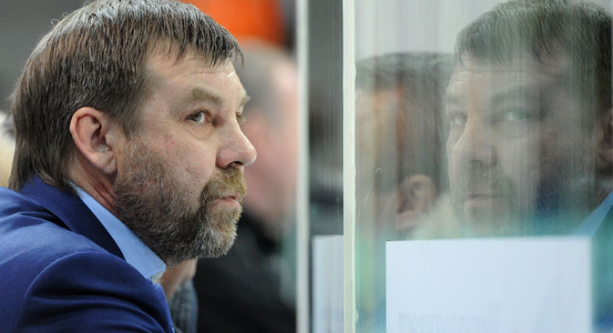 New coach of Russia's hockey team Oleg Znarok. Source: Vladimir Fedorenko / RIA Novosti