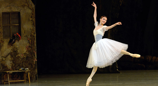 Bolshoi prima ballerina Svetlana Zakharova as Giselle. Source: PhotoXPress