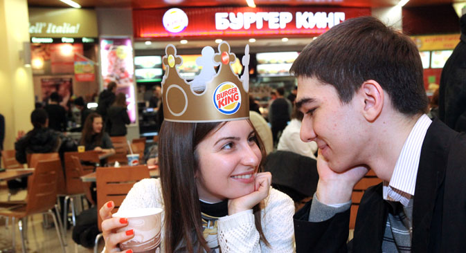 Currently there are no Burger King restaurants in Crimea, though the chain operates around 200 restaurants in Russia. Source: Vladimir Fedorenko / RIA Novosti