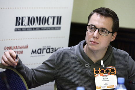 Wikimart co-founder Maxim Faldin. Source: Ruslan Krivobok / RIA Novosti