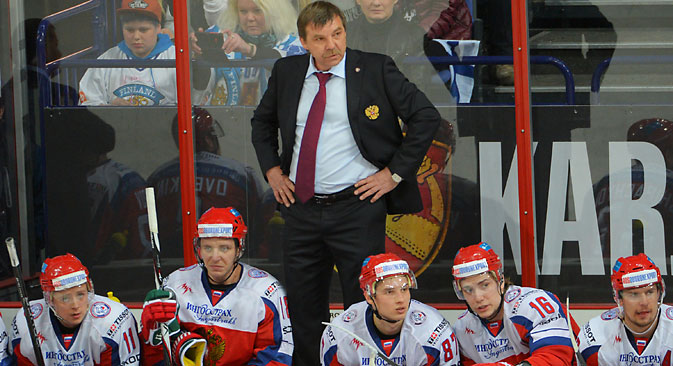 New Russian coach Oleg Znarok. Source: Alexei Danichev / RIA Novosti