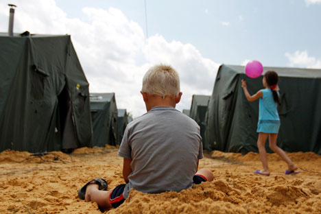 Atualmente, o número de refugiados registrados na região de Rostov chega a quase 16.000 pessoas Foto: Reuters