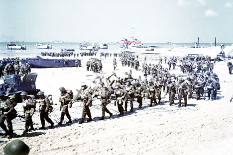 On June 6, 1944, hundreds of thousands of Britons, Americans, and Canadians landed in Normandy. Source: UllsteinBild / Vostock_photo