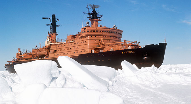 The nuclear-powered icebreaker "Soviet Union". Source: ITAR-TASS