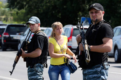 Alguns respondentes citaram também o uso de força na Ucrânia Foto: Reuters