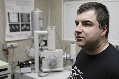 Novossiolov, em conjunto com outro cientista russo, Andre Geim, recebeu o Prêmio Nobel na área da física, em 2010 Foto: ITAR-TASS