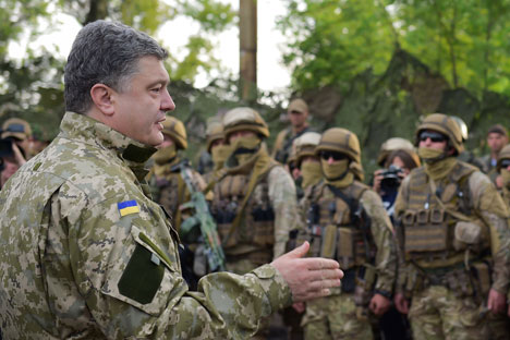 Petró Poroshenko, presidente de Ucrania. 