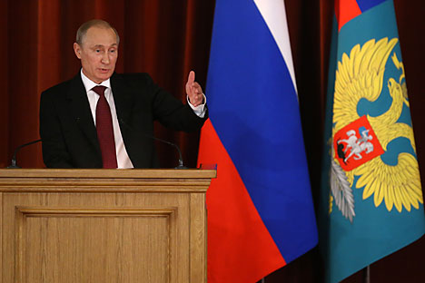 Russian president compares Ukraine to Syria and Iraq during key speech. Source: Russia’s Ministry of Foreign Affairs