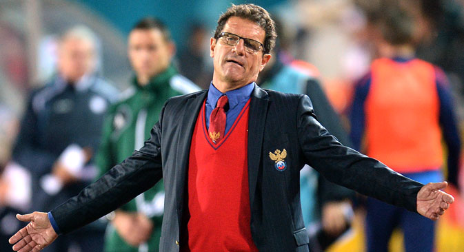 Sports Minister Vitaly Mutko has been Capello’s most prominent defender since the World Cup exit. Source: RIA Novosti