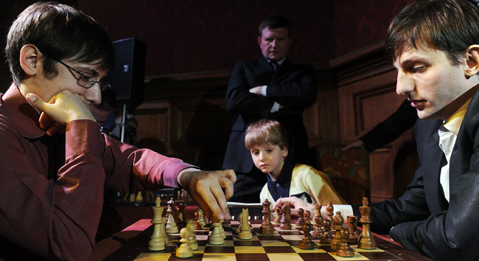 The Russian authorities are trying to improve the prospects of the sport by investing in chess training for children. Source: ITAR-TASS