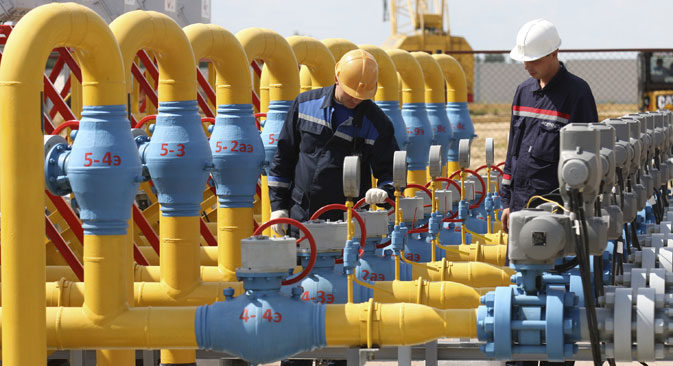 Ukraine is now trying to establish reverse gas supplies from Europe. Source: RIA Novosti