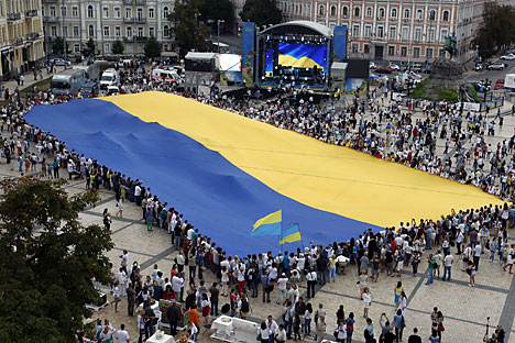 The Independence Day in Kiev on August 24. Source: ITAR-TASS