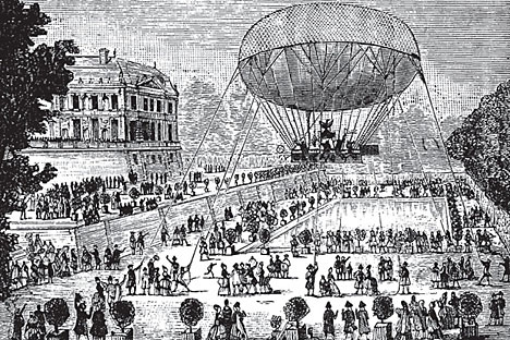 The Leppich’s hot air ballon test. Source: UllsteinBild / Vostock_photo